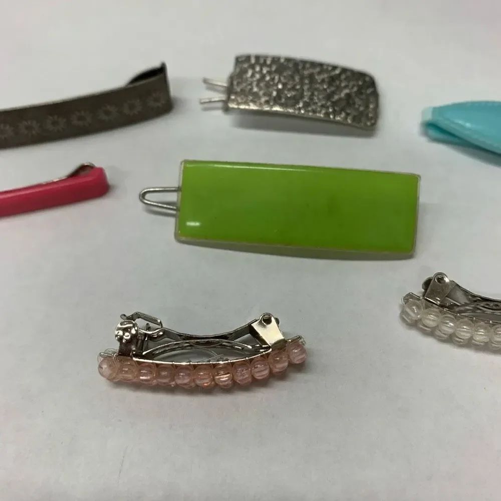 8 Vintage Hair Barrettes For Women And Girls - Picture 3 of 7